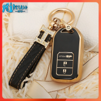 RTO ฝาครอบเคส Kunci Remote Mobil TPU ใหม่สำหรับฮอนด้าซีวิคซิตี้ Accord CRV CR-V XR-V โอดิสซีย์เวดเซิลอุปกรณ์เสริมที่พอดีหยก