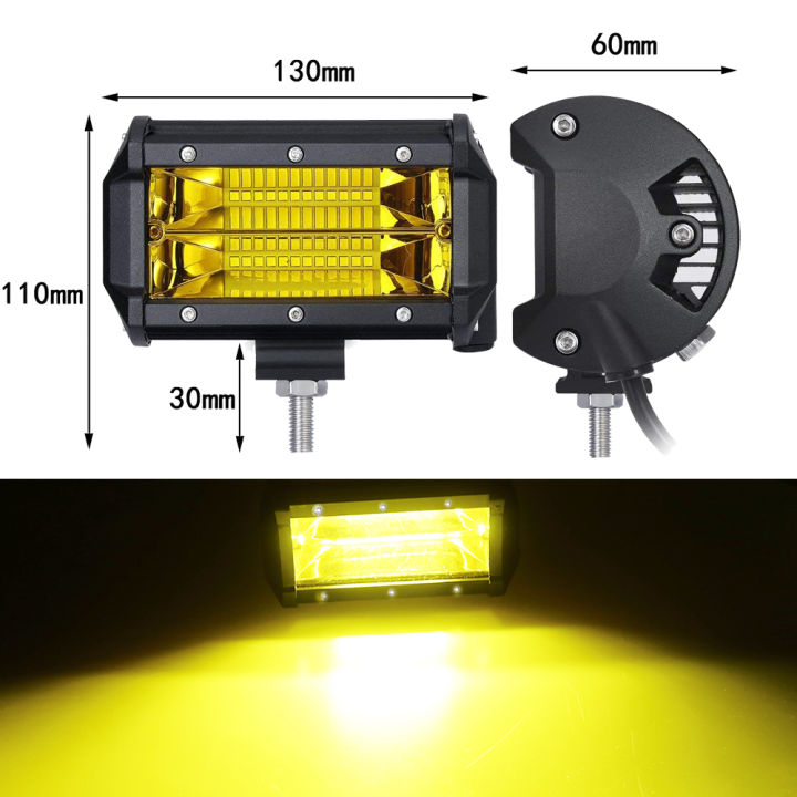 anmingpu-5inch-white-yellow-led-light-bar-12v-24v-72w-spot-beam-led-work-light-bar-for-off-road-jeep-truck-4x4-atv-car-fog-light