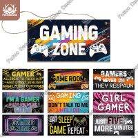 Lupeishop เกมป้ายไม้ Wall Plaque ไม้ Plaques ป้ายแขวน Wall Decor สำหรับ Man Cave เกม Room ประตูแขวนตกแต่ง-Perfect Wall Art สำหรับเกมเมอร์