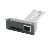 แล็ปท็อปความเร็วสูง Expresscard ไปยัง Gibabit Lan Card Express Ethernet การ์ดเครือข่าย34MM 1000M 24 In 1 Card Reader