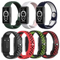 【CC】 Band 6 Sport Silicone Watchband for huawei band6 honor band