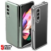 For Samsung Galaxy Z Fold 5 4 3 Protective Cover Hard PC Clear Protection Shell Transparent Phone Cases for Galaxy Z Fold5