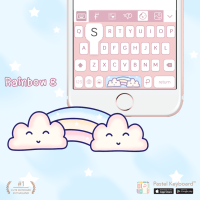 Rainbow 8 Keyboard Theme⎮(E-Voucher) for Pastel Keyboard App