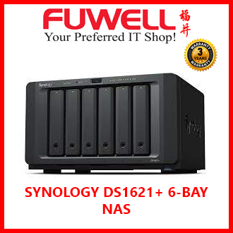 Synology DS1621+(8G) Synology RAM 6-Bay 72TB Bundle con 6X 12TB Seagate IronWolf