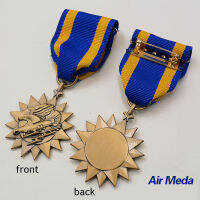 เวียดนามสงครามสหรัฐ Air Medal US Flying Tigers Air Force Heroes เที่ยวบินเหรียญ WWII Lapel หมวกเข็มกลัด Pin ทหาร Order