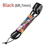 “：】、‘ 7Mm Thick 6Ft/8Ft Surfboard  Foot Rope Surfing Leash Surfboard Foot Leash TPU Stainless Swivels Surfboard Leash Surf Leg Rope