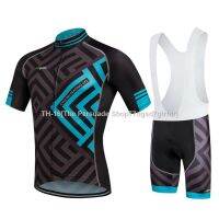 ☸◘♙ COD Womens Bike Clothing Set Cycling Jerseys Road Bicycle Shirts Kit / Bib Shorts Quick-Dry Full Zipper Riding Clothes