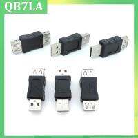 QB7LA Usb 2.0 Type A Male Female Coupler Adapter Plug Socket Connector For Pc Laptop Diy Extender Cable Converter