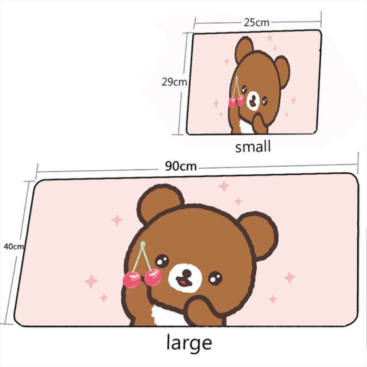 pink-bear-xl-แผ่นรองเมาส์เกมคอนโซล-deskmat-อุปกรณ์ต่อพ่วงเกมคอมพิวเตอร์ขนาดใหญ่-แผ่นรองเมาส์การ์ตูน-csgo