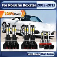 H7 Canbus ไฟหน้ารถ LED 360W 60000LM H11ไฟตัดหมอกโคมไฟอัตโนมัติเทอร์โบสำหรับ Porsche Boxster 2005-2007 2008 2009 2010 2012 2011