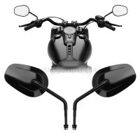 Motorcycle Rearview Left Right Side Rear View Mirror 8mm For Harley Touring Sportster XL 883 1200 Softail Bobber Chopper Fat Boy