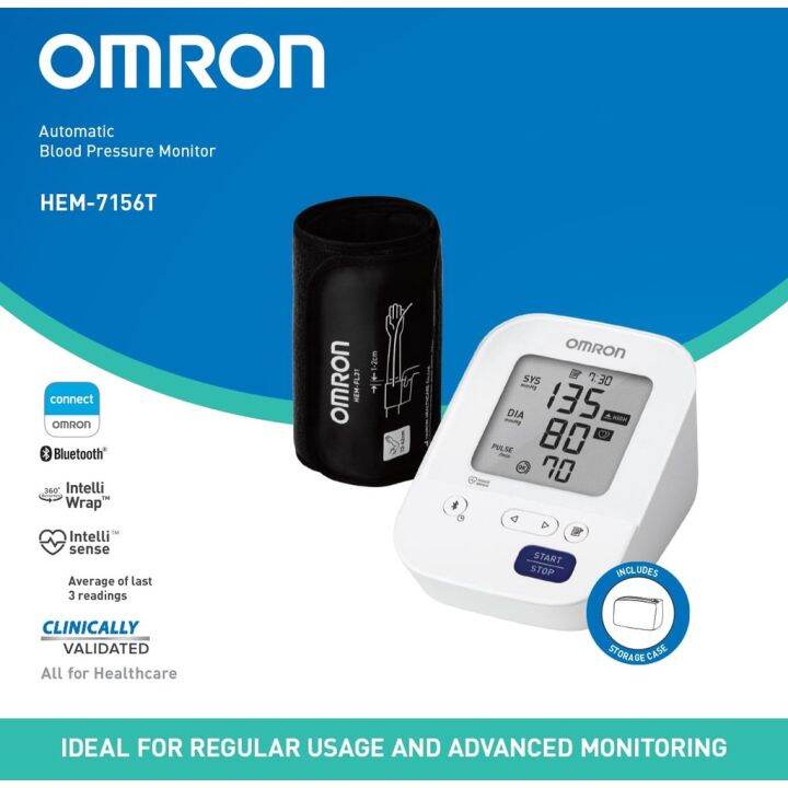 OMRON HEM 7156T Blood Pressure MACHINE | Lazada