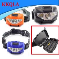 QKKQLA Portable Mini Led Headlamp 3 Modes Headlight Head Flashlight Torch Lamp Hiking Camping Light for Fishing Riding Cycling