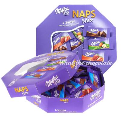Milka Naps Mix รวมช็อคโกแลตนม 4 แบบ