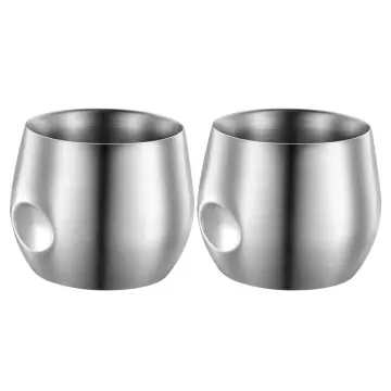 New Stainless Steel Espresso Cups Double Walled Vacuum Insulated Heat  Resistant Coffee Cups Unbreakable Small Cup