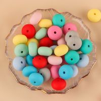 【YF】☒✓  50Pcs/lot Silicone Beads BPA-Free Loose Making Jewelry Pacifier Chain Teeth Chew