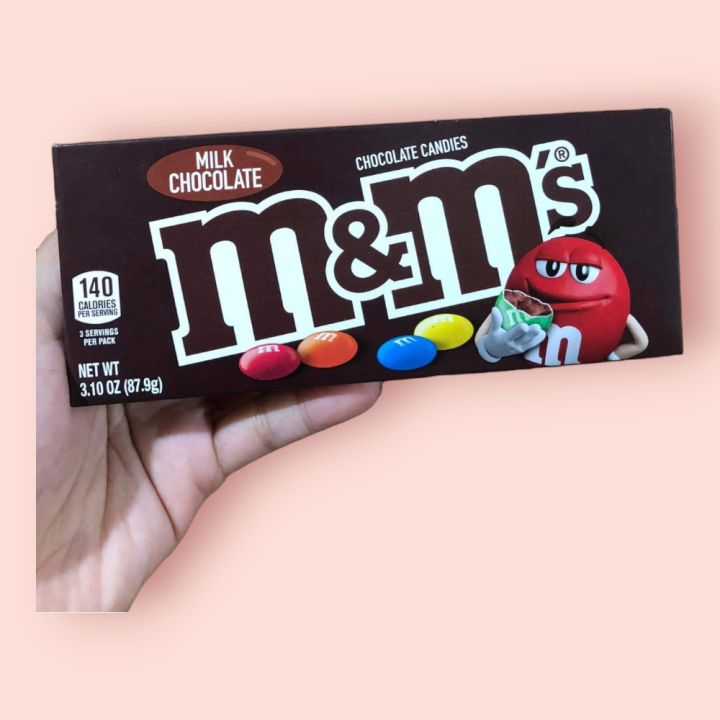 M&Ms Milk Chocolate Candies Box Net Weight 87.9g Lazada PH