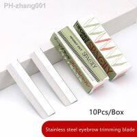 10 Pcs of Decoration Eyebrow Blade Stainless Steel Eyebrow Razor Eyebrow Knife Makeup Artist Razor Eyebrow Knife Beauty Tools