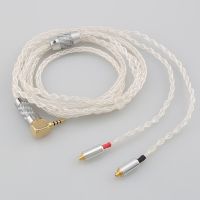 Audiocrast 8 cores 99.99% Pure Silver Earphone Cable For Shure se535 se846 MMCX AKG N5005 N40 N30 Custom armature in ear custom