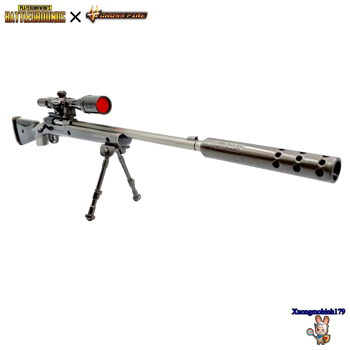 Mô hình PUBG Đột Kích Crossfire Sniper Rifle súng bắn tỉa M24 kim ...