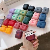 [ขายดี] เคสป้องกันเคสสำหรับ Apple สีลูกอม Airpods 3,หูฟังไร้สายบลูทูธสำหรับหูฟัง Airpods 2ฝาครอบกันกระแทก