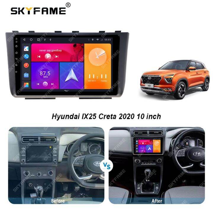 skyfame-car-fascia-frame-adapter-canbus-box-decoder-for-hyundai-ix25-creta-2020-android-radio-dash-fitting-panel-kit