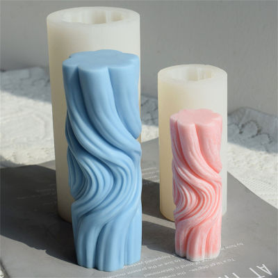 Diffuser Stone Cylinder Diy Handcrafts Tools Home Decorations Water Ripple Aromatherapy Candle Mold
