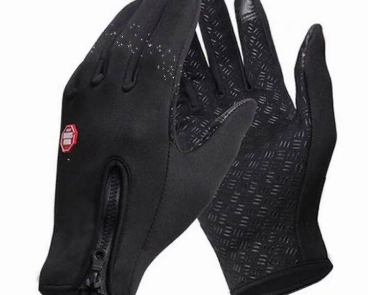 Touch Screen Full Finger Winter Sport Windstopper Ski Gloves Warm
