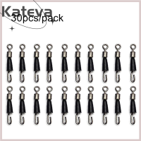 [Kateva] COD 30pcs Fishing Tackle Connector Feeder อุปกรณ์ตกปลาหมุน snaps สำหรับ carp Fishing Quick change Feeder หมุนวิธี