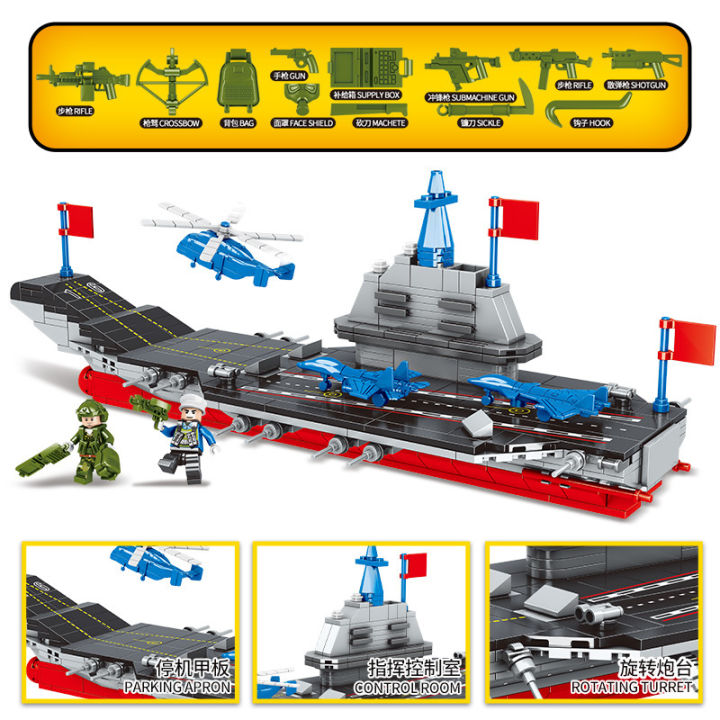mindy-ใช้ได้กับเลโก้เรือรบทหารโมเดลเครื่องบินสินค้าของเล่นจีนบล็อกอาคารประกอบสำหรับเด็กผู้ชายและเด็ก