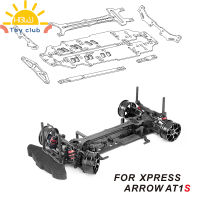 ToyClub ชุดอุปกรณ์อัพเกรดคาร์บอนไฟเบอร์แชสซีรถ Rc คลังสินค้าพร้อมเหมาะสำหรับ At1s Xpress Arrow 1:10รถทัวร์ริ่ง Rc