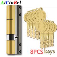 【YF】 European standard lock cylinders Outdoor door lockscylinder locks for entry doors Cylinder cylinder 8 keys core