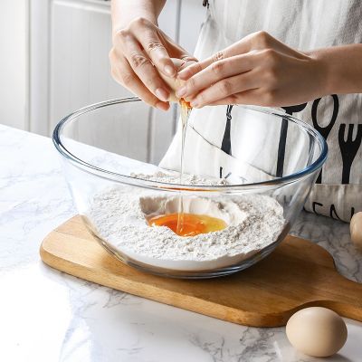 Transparent Glass Salad Bowl Extra Large Instant Noodle Ramen Creative Bowls Microwave Soup Rice Home Kitchen tools 500 - 4450ml