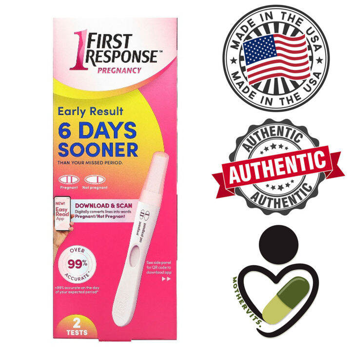 First Response, Early Result Pregnancy, 2 Tests | Lazada PH