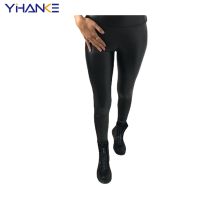 Women High Waist Elastic PU Leather Pants Black Seamless Leggings Ladies Skinny Bodycon Tight Leggins Autumn 2021 Clothing