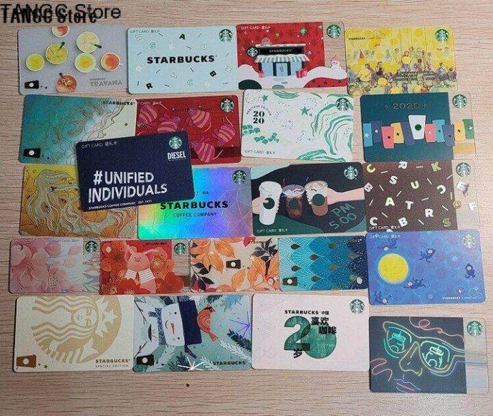 TANGC Store Starbuck Membership Card Collection 15 Random and Unique