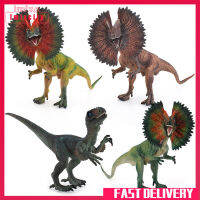 Imixcity ของเล่นหุ่นจำลองไดโนเสาร์ Velociraptor ดิโลโฟซอรัสสัตว์จำลองสำหรับเป็นของขวัญของสะสม