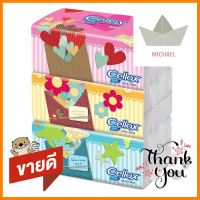 กระดาษเช็ดหน้า CELLOX SOFT PACK 155 แผ่น แพ็ก 3 ชิ้นFACIAL TISSUE CELLOX SOFT PACK 155-SHEET PACK3 **ราคารวม Vat แล้วค่ะ ไม่มีบวกเพิ่ม**