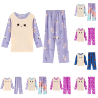 Pyjamas Viral Comfortable Round Neck Sleepwear Unisex Kids Pajamas Cute Sleepwear Kids Pyjamas Pyjamas Kids