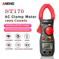 ANENG ST170 Clamp Meter Digital Multimeter 500A AC Current ACDC Voltage Tester 1999 Counts Hz Capacitance NCV Ohm Diode Test