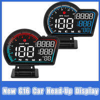 2023รถ HUD Head-Up Display GPS Speedometer Kmh MPH On-Board Computer Smart Digital Headup With Speeding Warning For All Car