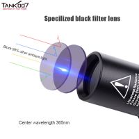 TANK007 UV-L03C NDT Forensic 365nm Rechargeable Flashlight
