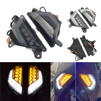 Motorbike E-Mark Front Turn Signals Blinker Daytime Running LED Light For Kawasaki Ninja ZX-6R ZX6R ZX636 2013 2014 2015 2016 2017 2018 2019 2020 2021 2022 2023 2024