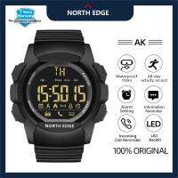 NORTH EDGE AK Original Mens Digital Outdoor Sports Watch 33 เดือน Standby Time Scratch Resistant G Lass Pedometer ระยะทางแคลอรี่กันน้ํา 100M