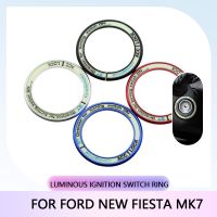 Luminous Car Ignition Key  Decoration Circle Trim Sticker For Ford New Fiesta MK7 2009 2010 2011 2012 2013 Essories