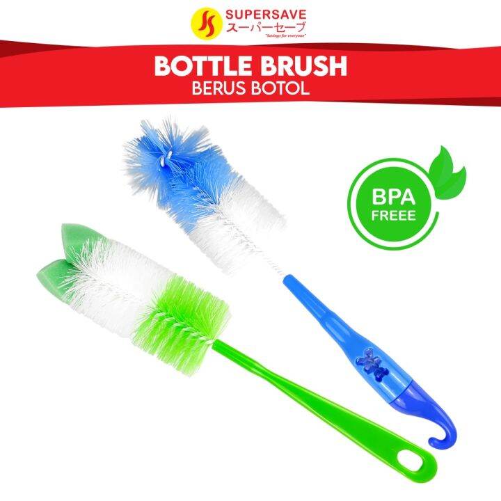 2in1 Baby Bottle Cleaning Brush Bottle Nipple Washing Clean Drinking ...