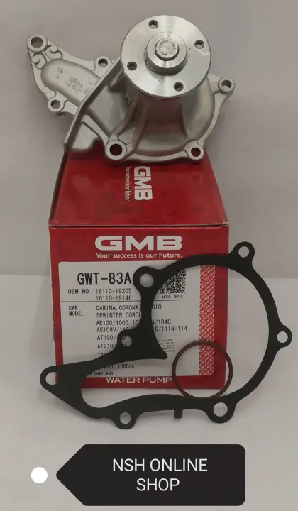 Water Pump (100% GMB) for Toyota Corolla AE101 AE111 16V 1.6 1993-1999 ...