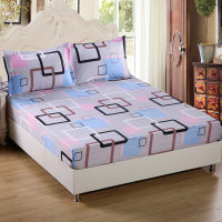 3pcs Mattress Cover Set with Pillowcase Cartoon Kids Fitted Sheet with Elastic QueenKing Size Mattress Protector Bed Sheet Set