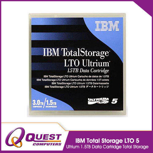 IBM Total Storage LTO 5 Ultrium 1.5TB Data Cartridge Total Storage