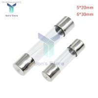 ✈❁ 10pcs/lot 5x20mm 6x30mm Fast Quick Blow Glass Tube Fuses 5x20 6x30 mm 250V 1A 2A 3A 4A 5A 7A 8A 10A AMP Fuse